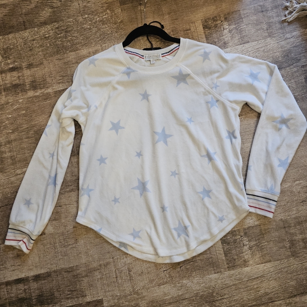 PJ Salvage Starry Sky Velour Pajama Set